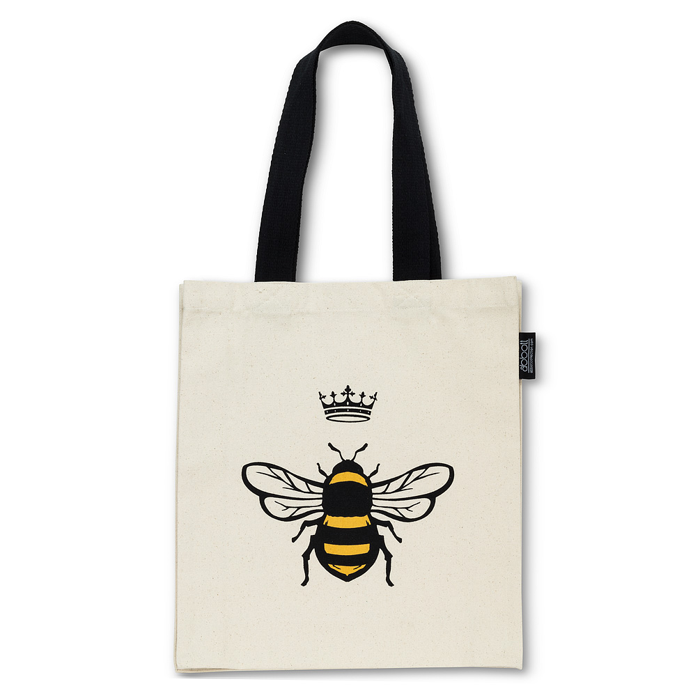 Bee with Crown Tote Bag | Pioneer Brand Honey